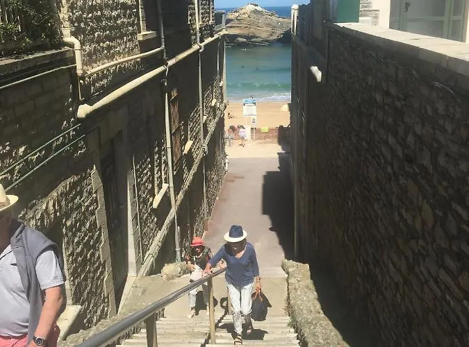 Cosy 4 Pers A 200 M Et Commerce La Cabane64 Lejlighed Biarritz